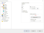 Conditional data formatting